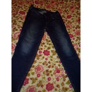 American Eagle Outfitters Jegging crop super stretch size 2 dark blue